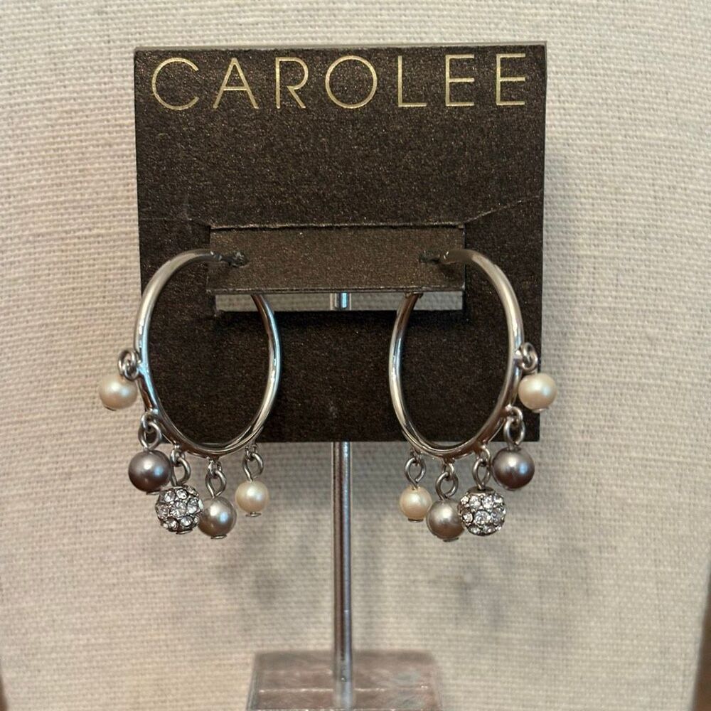 Carolee | Hoop Dangle Earrings | 1 1/4” Length